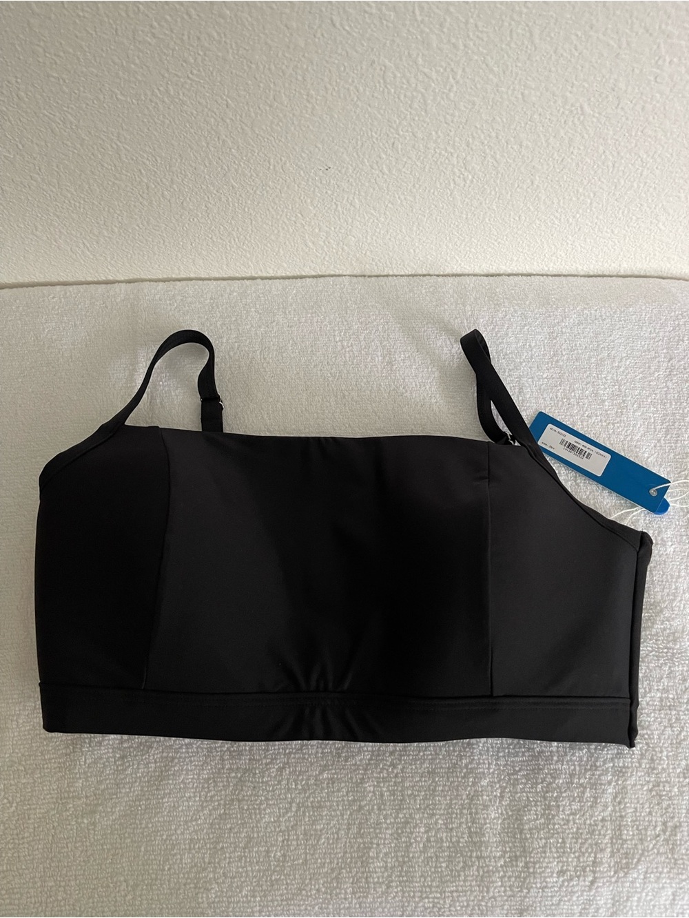 Birdsong EcoOnyx Black Bikini Bralette w/ Adjustable Straps - NWT - 36H